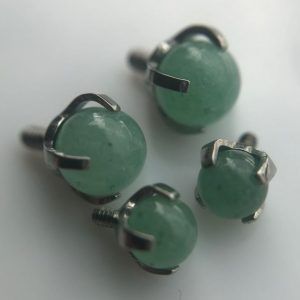 Natural Jade Prong