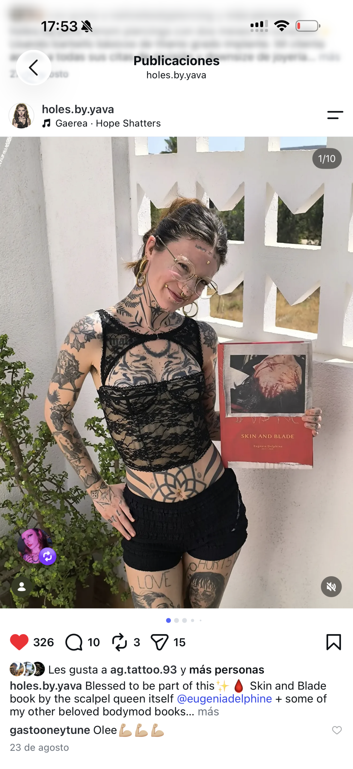 Yavanna, Piercing- und Handpoke-Profi bei Teatro Tattoo