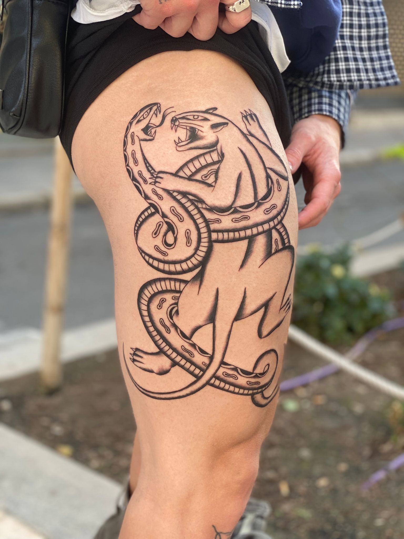 Künstlerisches Tattoo aus unserem Studio